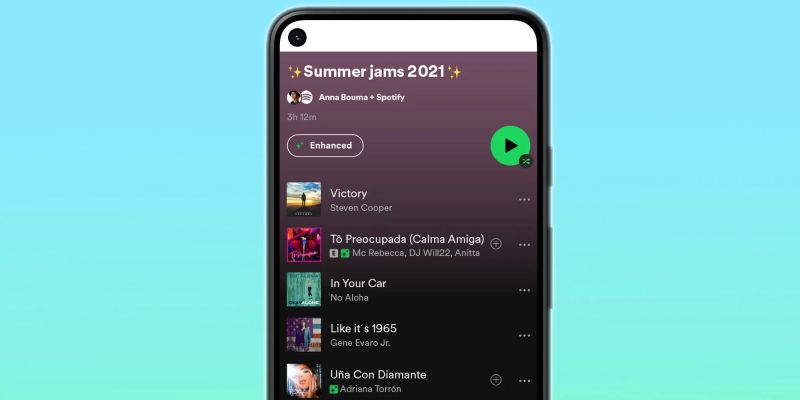Enhanced Spotify - HD Minimal Patterns for Desktop