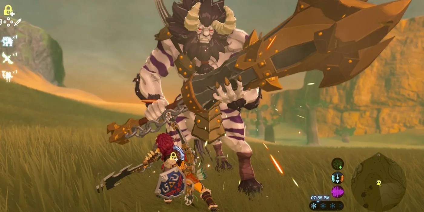 Out of the papercraft that has been released for the new legend of zelda: Breath of the Wild Combo Decimates Two Lynels At Extreme Speed