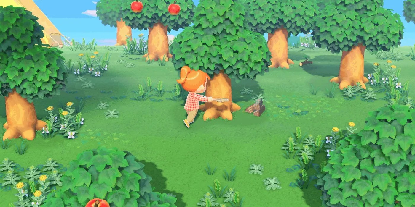 Animal Crossing New Horizons How To Chop Down Trees Attack Of The Fanboy