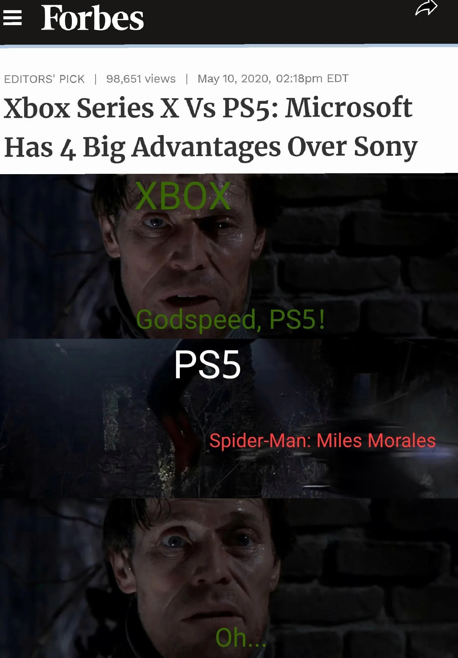 Currently available on steam, gog, ps4, xbox one, switch and mobile. Spider Man Miles Morales 10 Hilarious Memes Celebrating The Game S Release