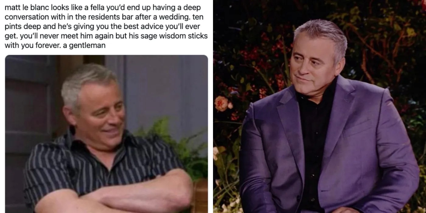 Joey tribbiani became joey bán over the weekend and irish twitter was on fire. Matt Leblanc Is Everyone S Favorite Irish Uncle Here Are The Best Tweets Memes