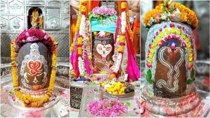 MP News: नागपंचमी पर भस्म आरती में सर्पों से सजे बाबा महाकाल, हजारों भक्तों ने किए अलौकिक दर्शन Ujjain Baba Mahakal decorated with snakes in Bhasma Aarti on Nag Panchami