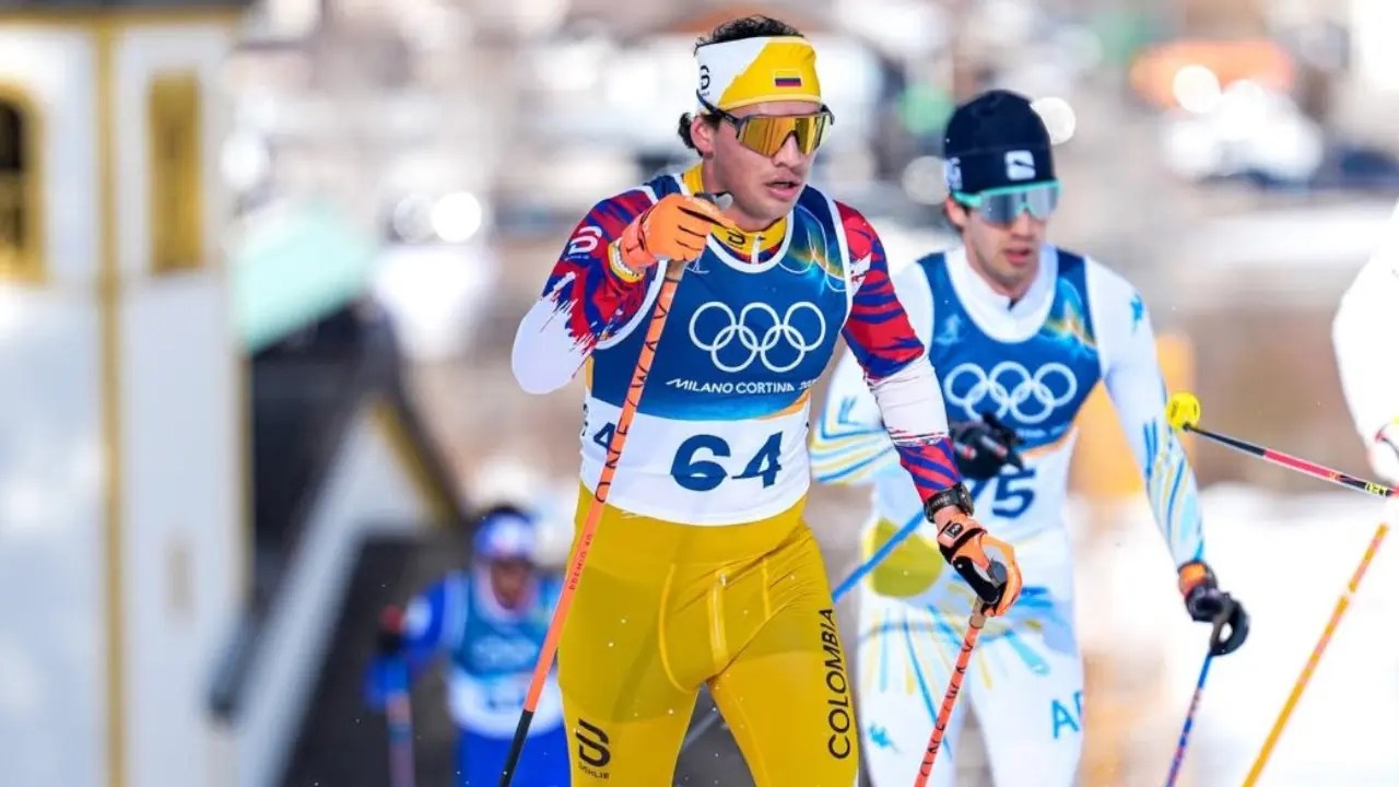 El colombiano Fredrik Fodstad se sitúa en el puesto 101 de los 10 km libre en los Juegos Olímpicos de Invierno