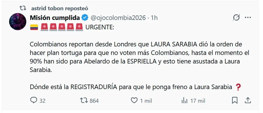 ¡Indignación en el extranjero! Colombianos denuncian ineficiencia y elecciones de londres