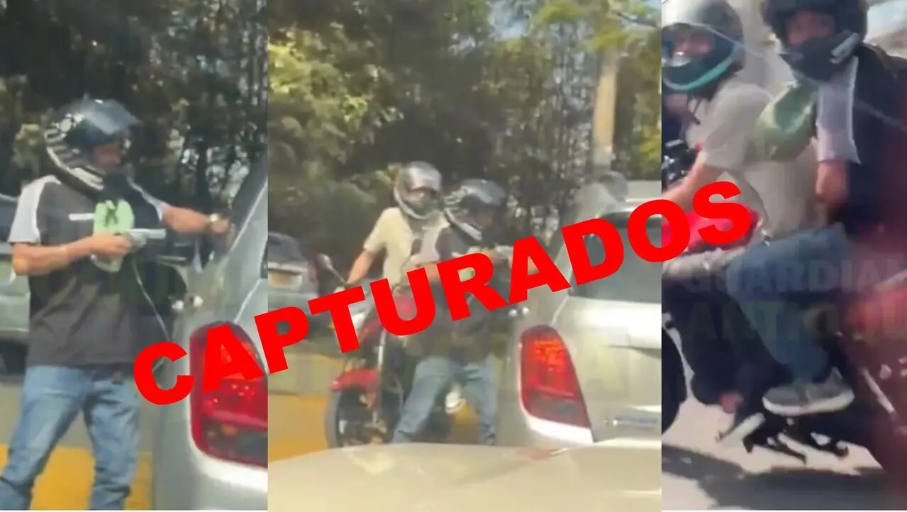 ¡No llegaron muy lejos! Cámaras LPR y plan candado frustran robo en Medellín: tres presuntos fleteros capturados