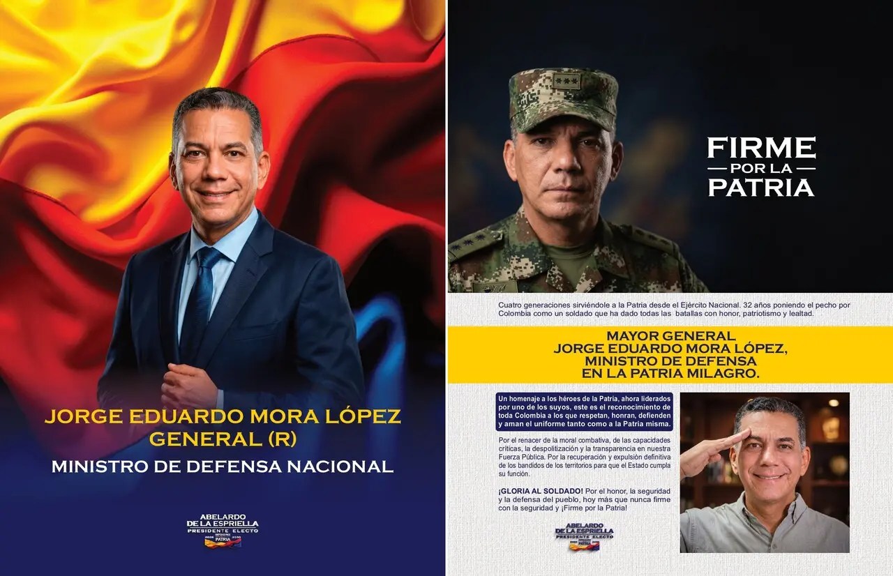 Mayor General (r) Jorge Eduardo Mora López será Ministro de Defensa Nacional del Gobierno de la Patria Milagro 2 mindefensa1