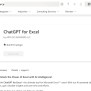 ChatGPT For Excel