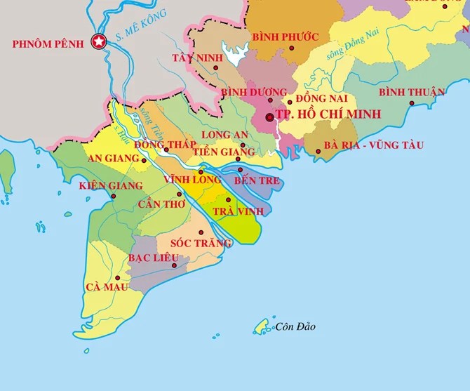 Map Of South Vietnam During The Vietnam War Vietnam Vietnam War South Vietnam Map 1688570844 