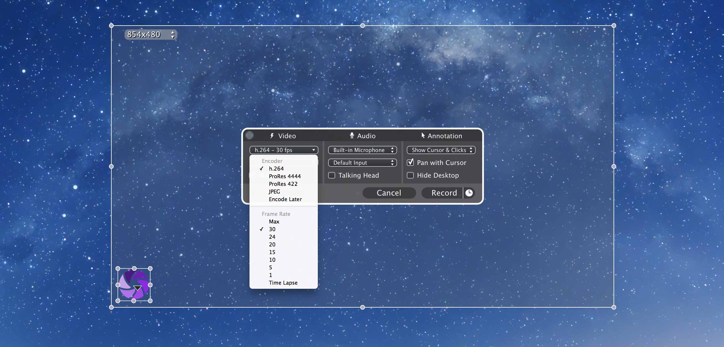 app-encoder-settings – Static Z Software