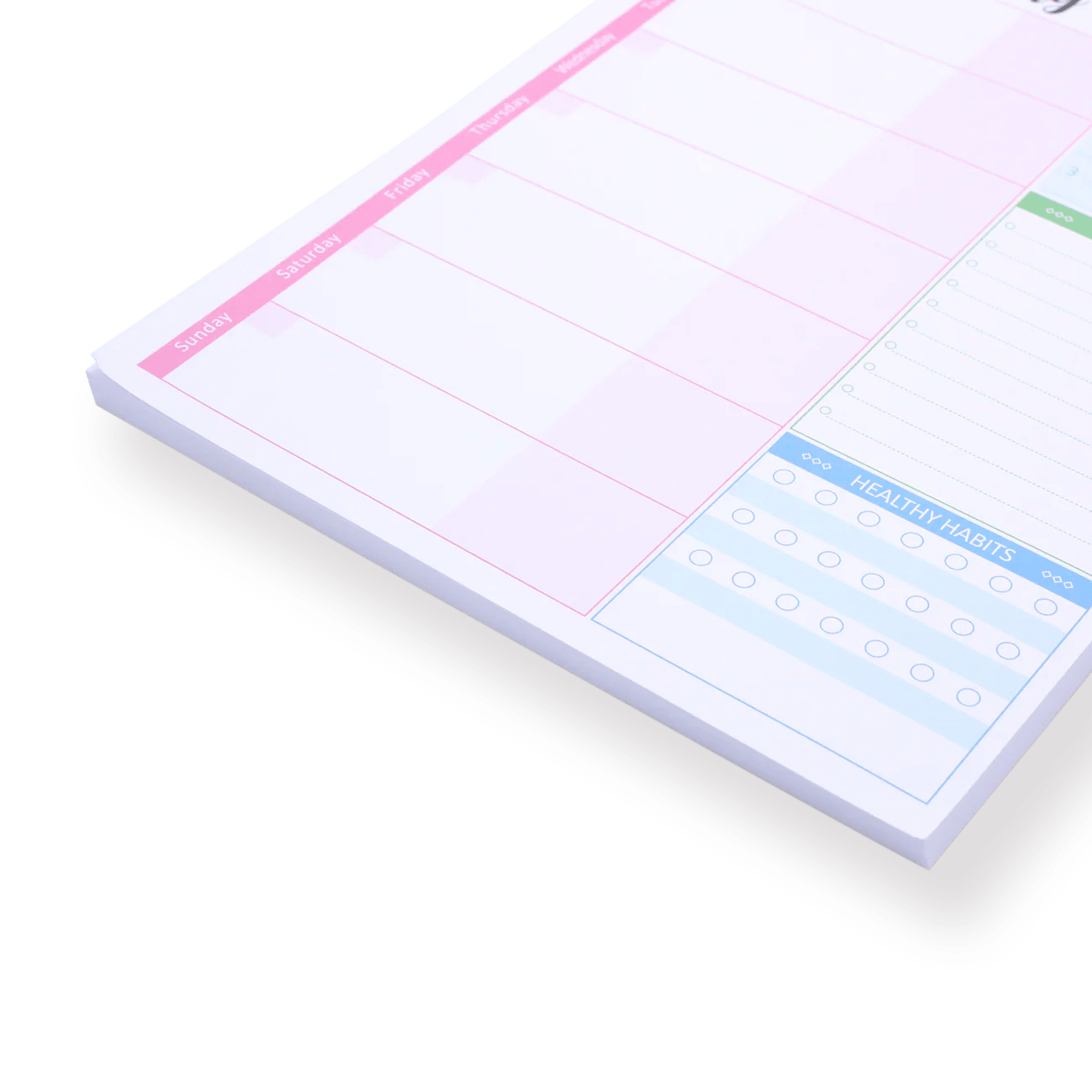 Weekly Planner Notepad B Stationery Pal