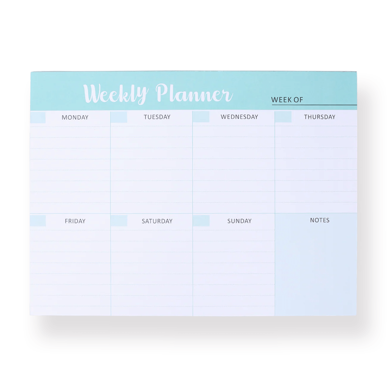 Weekly Planner Notepad C Stationery Pal
