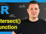 Intersect Function In R Example Intersection Of Vectors Data Frames