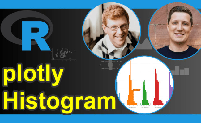 Plotly Histogram In R (Example) | How To Create & Draw An Interactive Plot