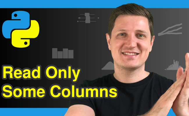 Read Only Certain Columns Of CSV File As Pandas DataFrame In Python