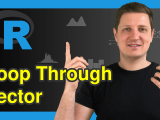 Loop Through Vector In R Example Run While For Loops Over Vectors