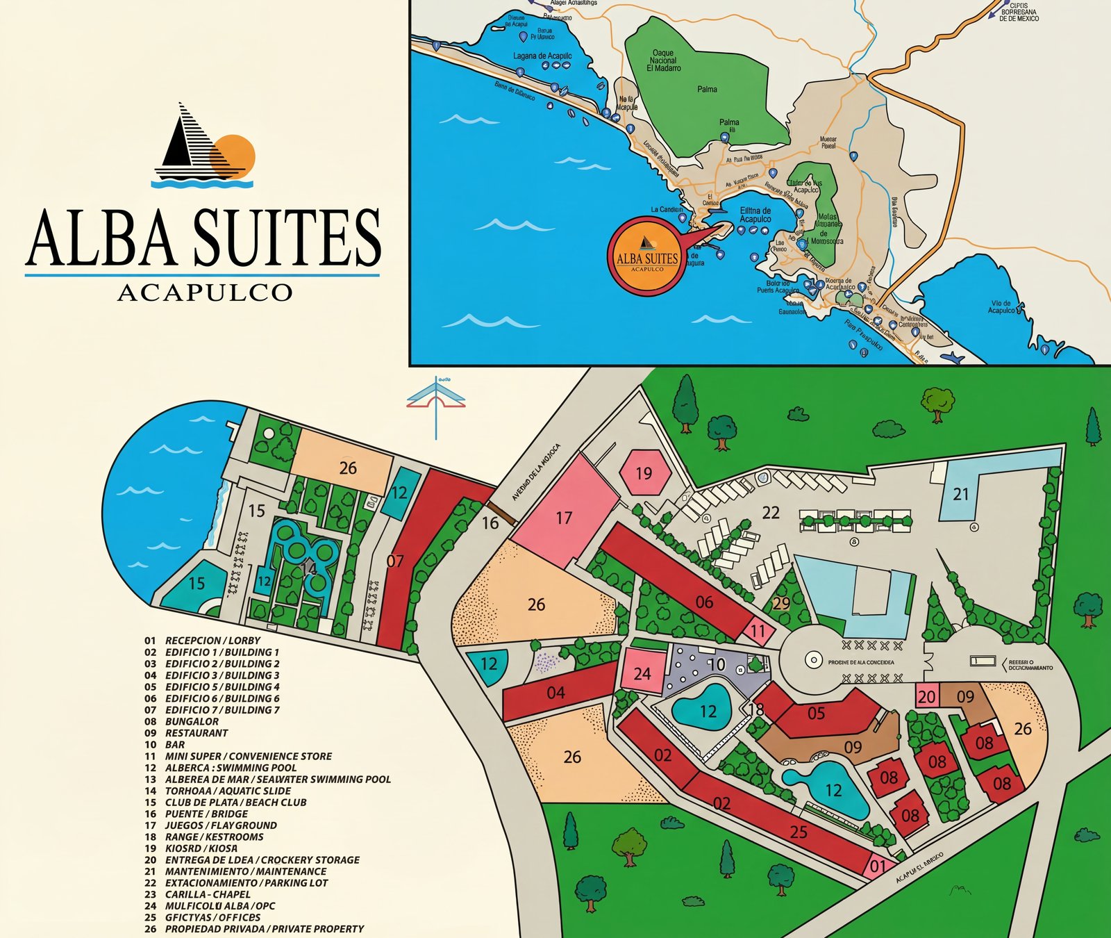 Unveiling Alba Suites Acapulco Your Ultimate Insider S Resort Map Web Remade Alba Suites Acapulco 