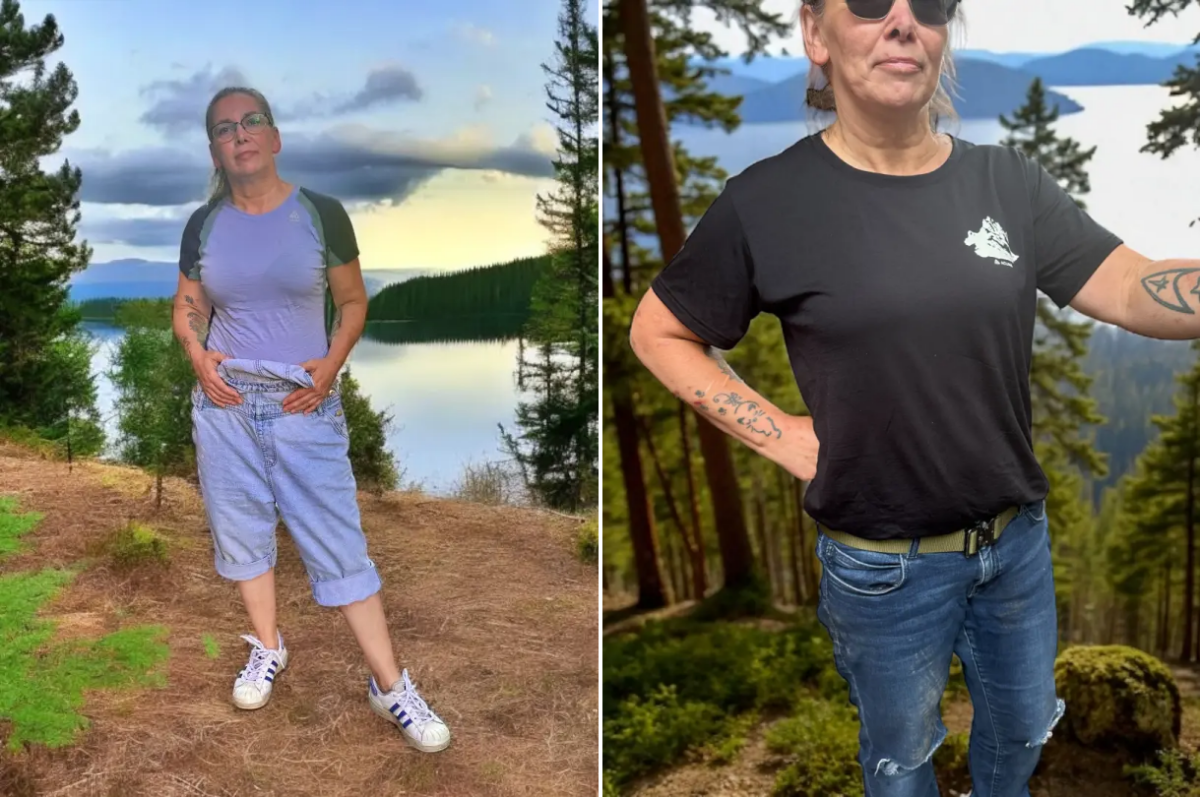 Aclima LightWool 140 Shirts im Vergleich: links das Sports T-Shirt in Hellblau mit Mesh-Einsätzen, rechts das Classic Tee in Schwarz im Outdoor-Einsatz.