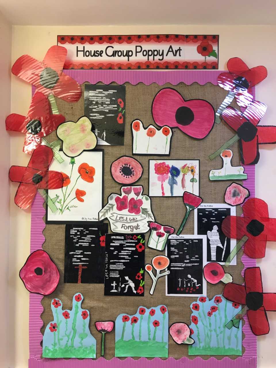 House Group Poppy Display