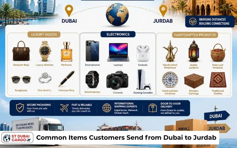 Common Items Customers Send from Dubai to Jurdab