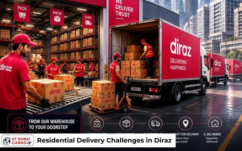 Residential Delivery Challenges in Diraz