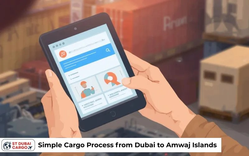 Simple Cargo Process from Dubai to Amwaj Islands
