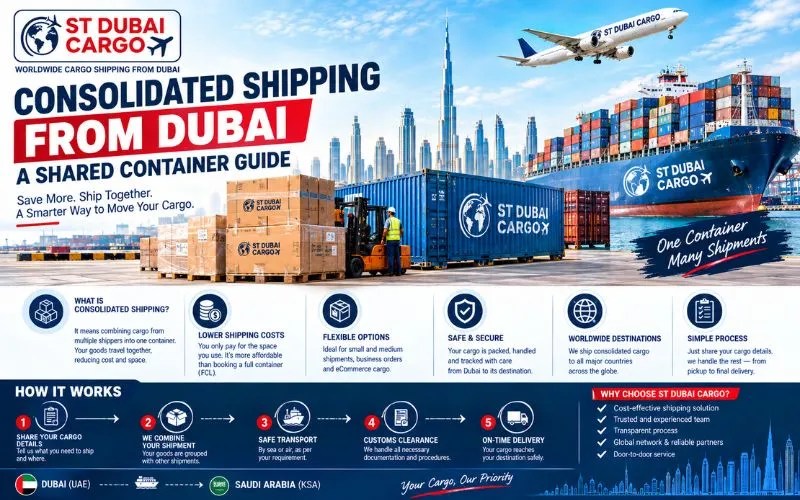 Consolidated Shipping from Dubai A Shared Container Guide