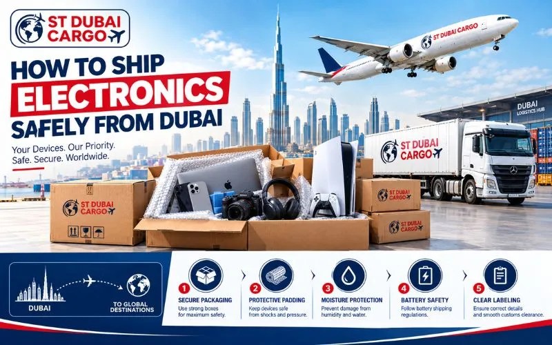 How to Ship Electronics Safely from Dubai