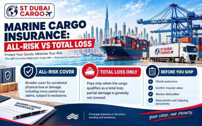 Marine Cargo Insurance All-Risk vs Total Loss