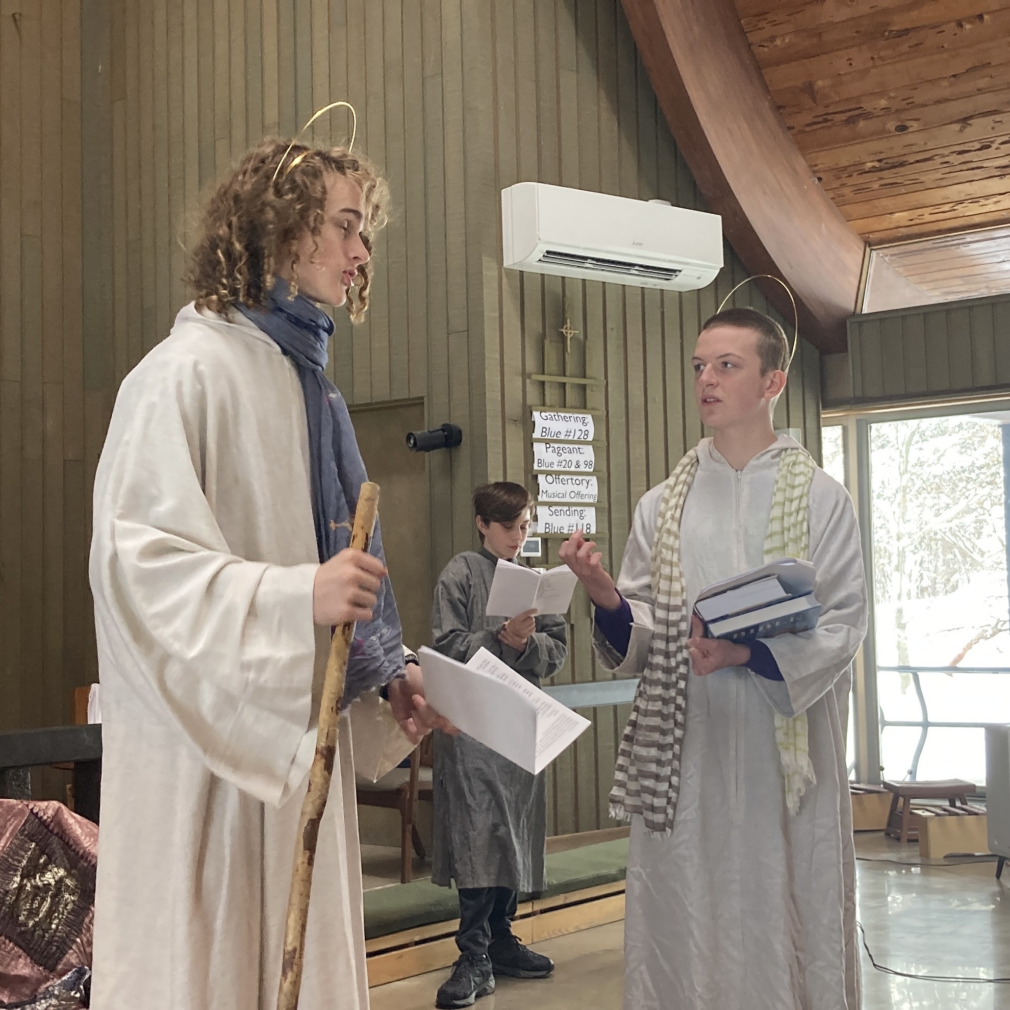 Matthew says Jesus is just like Moses, because an evil king tried to kill them both when they were babies. Luke says... what?