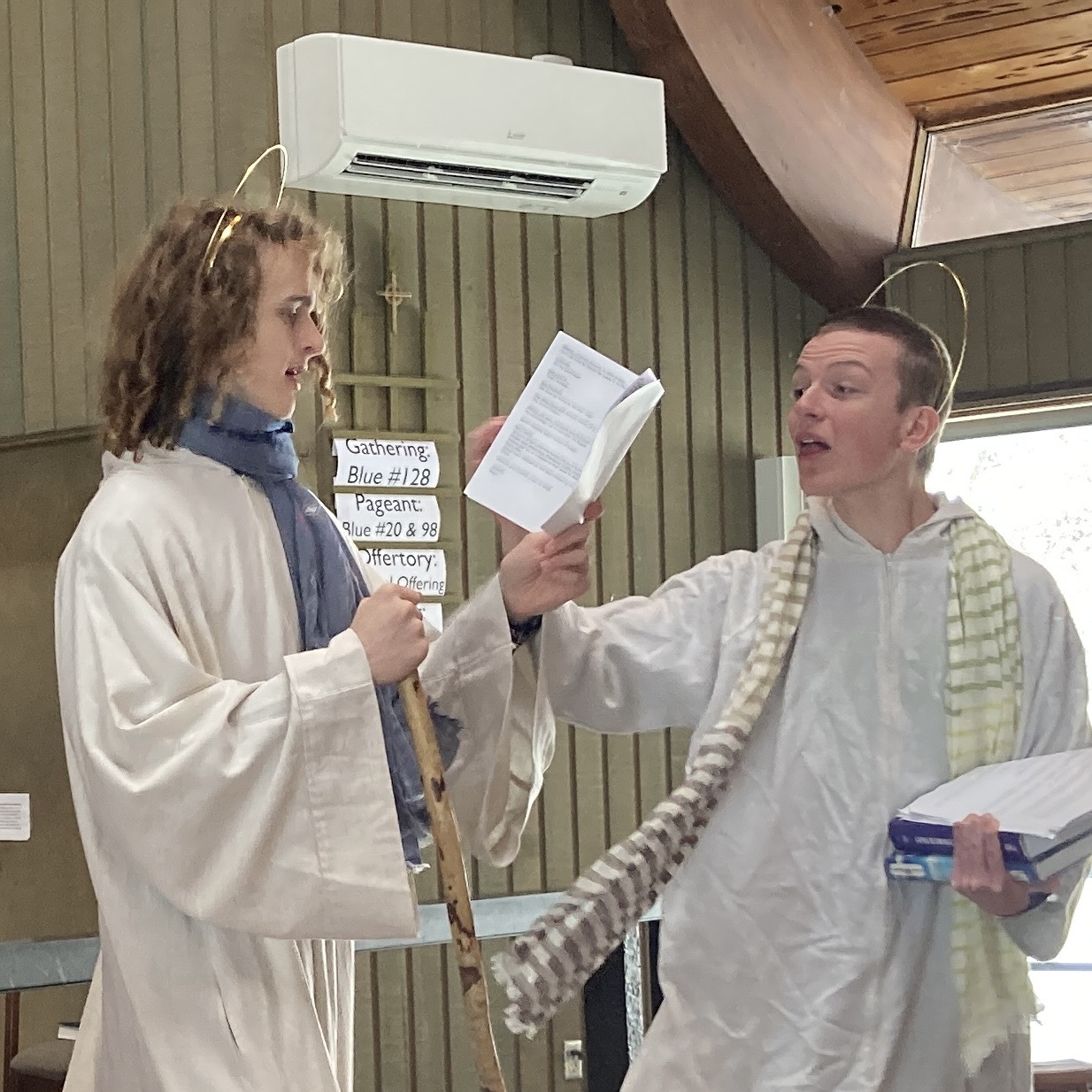 Luke and Matthew argue, and soon everyone else does too.