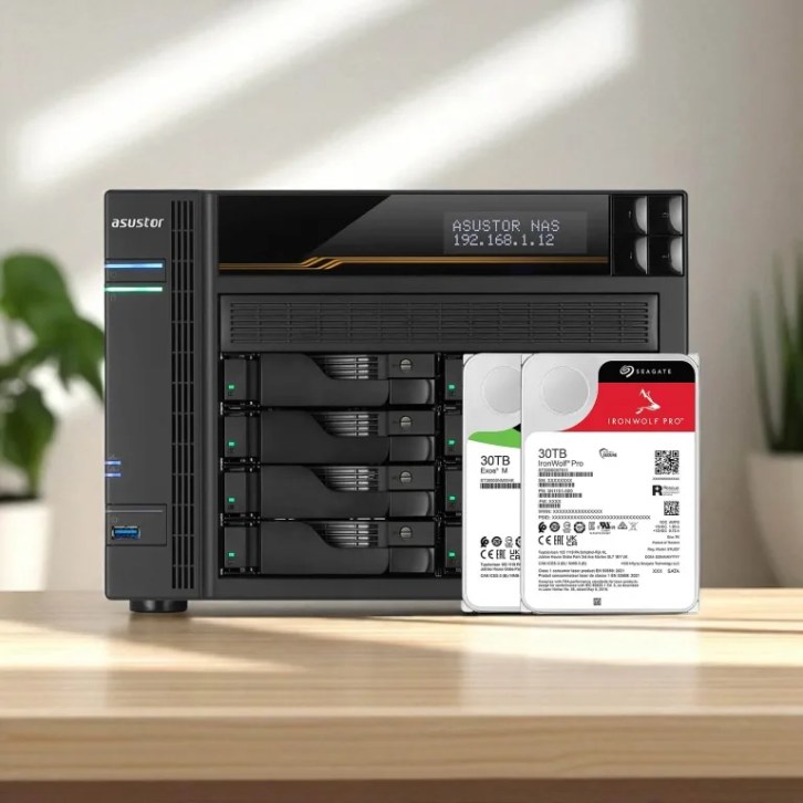 ASUSTOR 發表全新 NAS 系列，攜手 Seagate 打造 30TB 高速儲存方案 e64d14941ac43b90aa457d0e27cce480