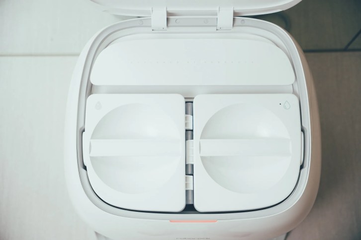 石頭 Qrevo Curv 2 Flow 搖滾巨星 滾筒活水掃拖機器人開箱：活水拖地，咖啡、果汁也能拖！ DSC04851 1