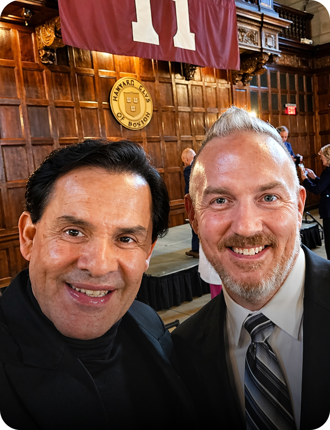 Dustin Emerson with Carlos Carrera, the Tony Robbin's  of Mexico