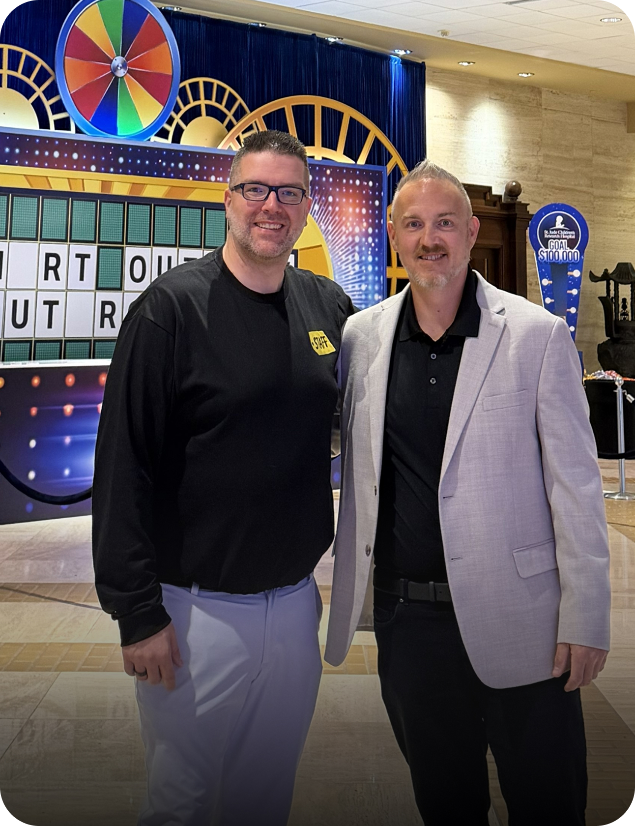 Dustin Emerson with Dan Tomaszewski (CEO of TMT)