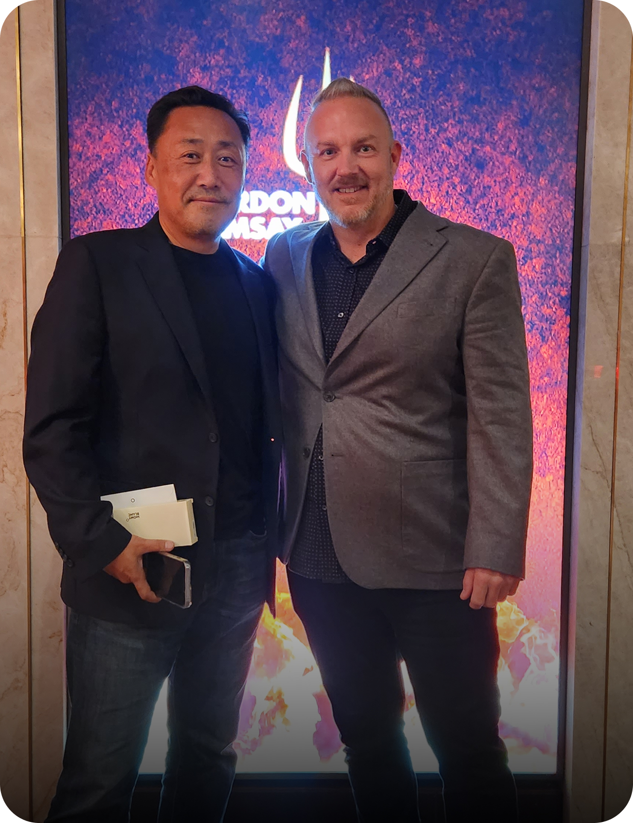 Dustin Emerson with Eric Choi in Washington DC
