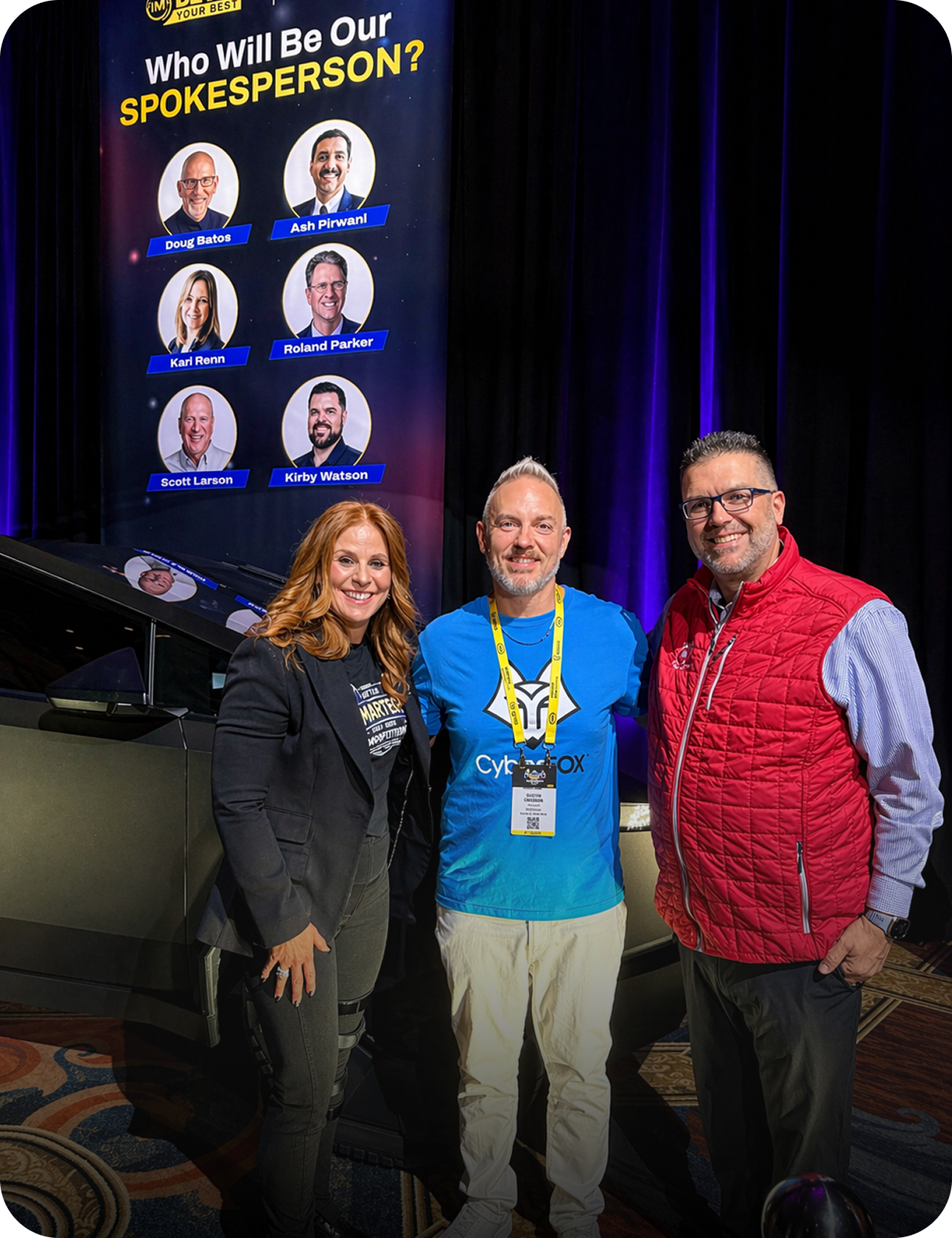 Dustin Emerson with Robin Robins and Dan Tomaszewski at TMT Bootcamp