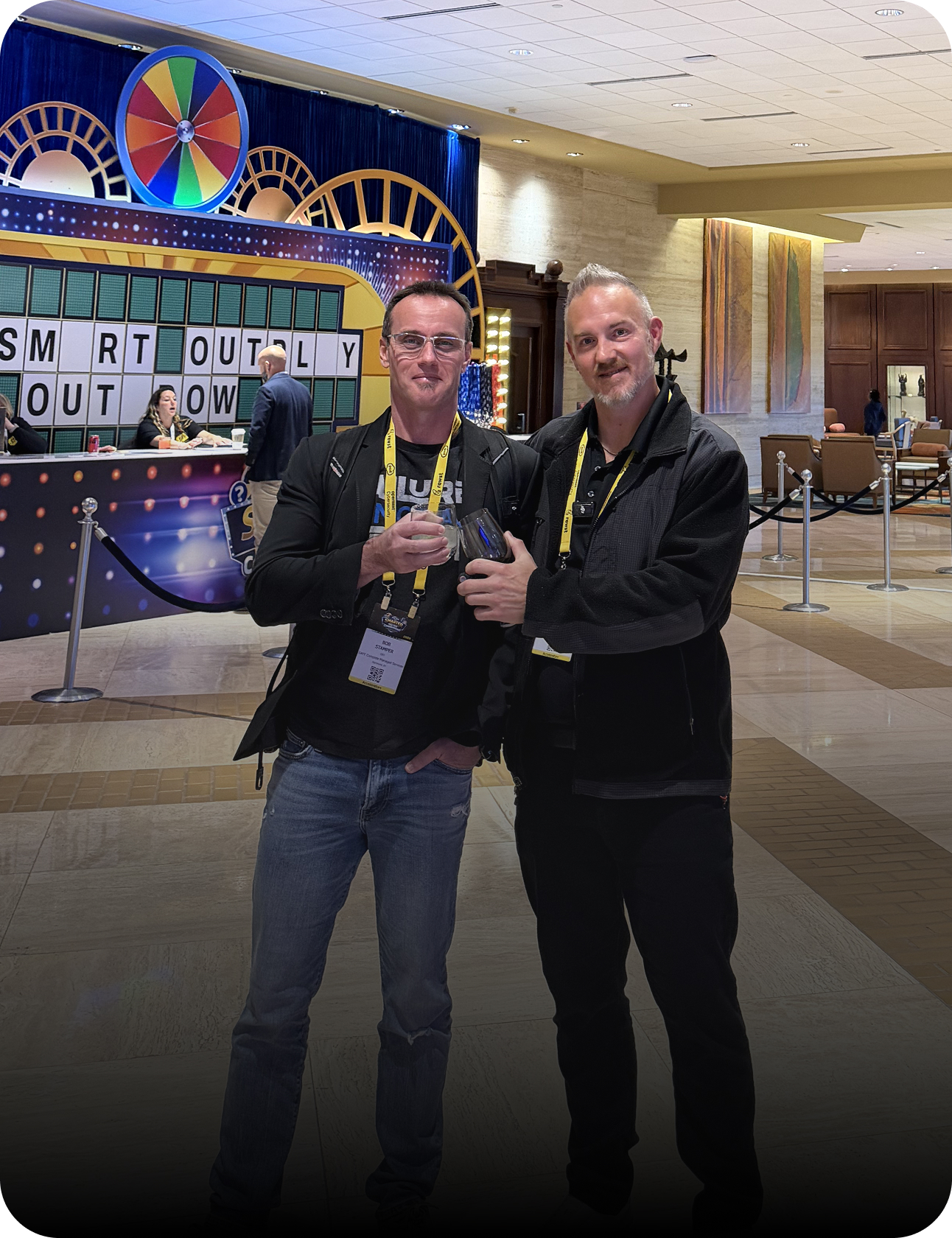 Dustin Emerson with Bob Stamper (CEO of ISAFE Complete)