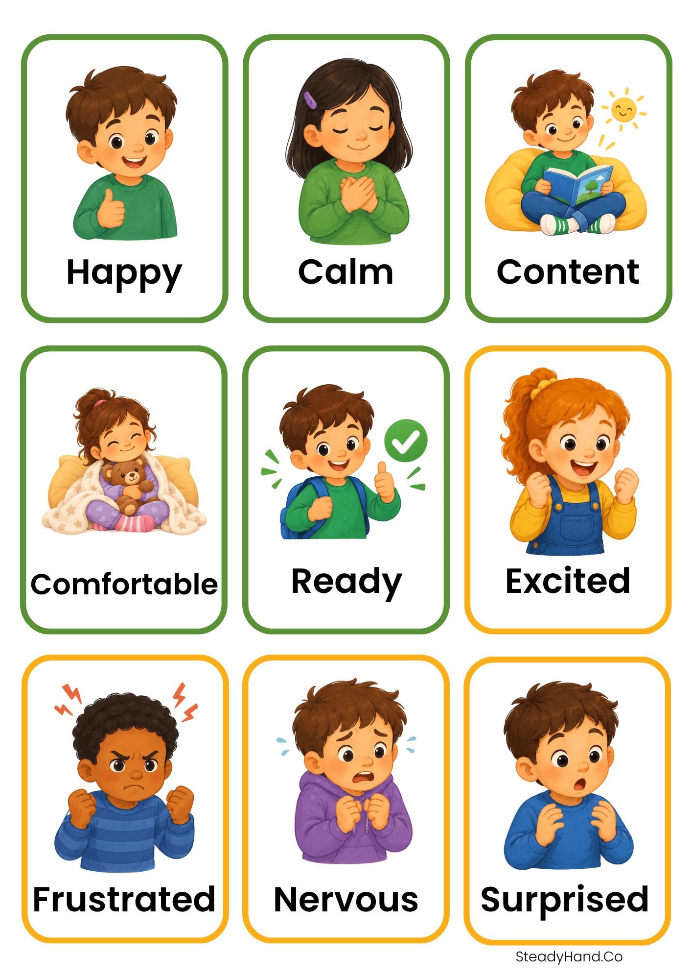 18 Emotion Cards