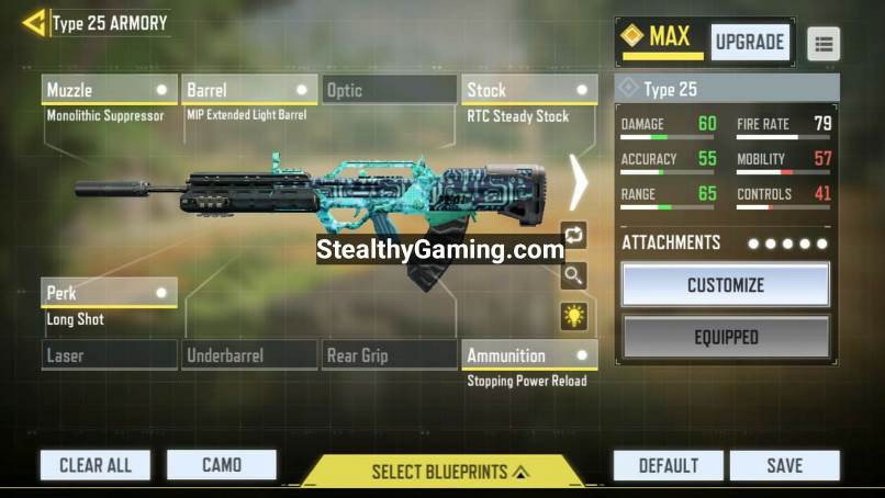 Follow me for updates, contents and announcements! Iferg Type 25 Gunsmith Loadout Cod Mobile Should You Use It Stealthy Gaming