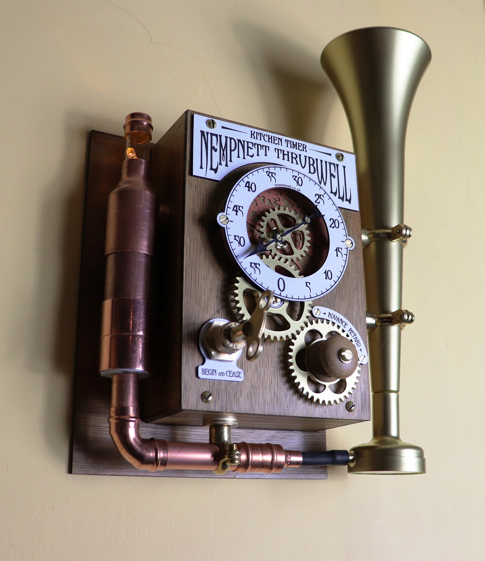 The Nempnett Thrubwell Steampunk Kitchen Timer Kit.
