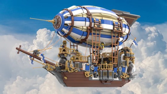 The Lego Steampunk Airship Project.An article on Lego Ideas.