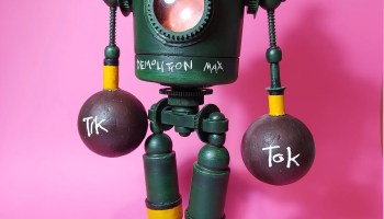 Steampunk Robot Sculpture "Demolition Max" by Steampunk Taller.