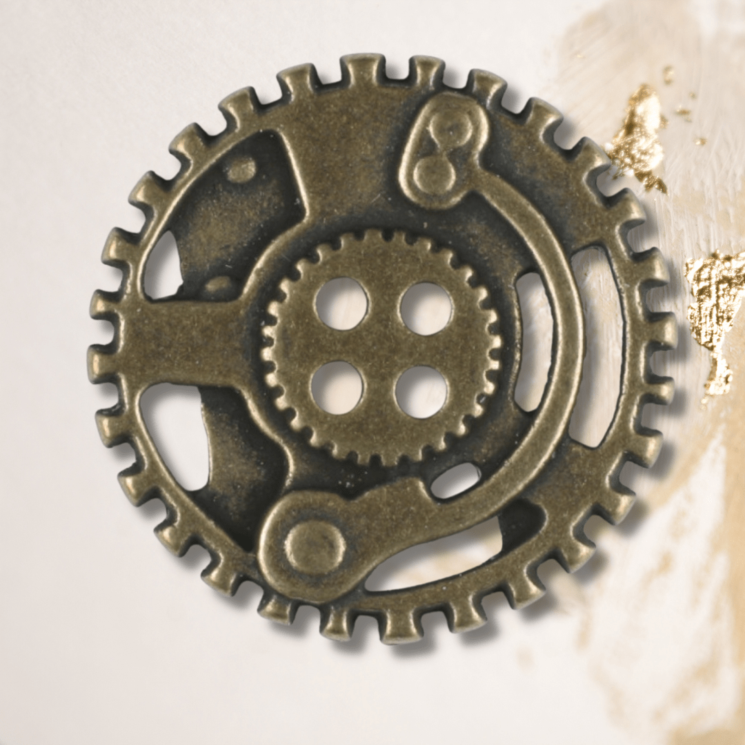 Metal Steampunk Cog Gear Buttons. – Steampunk StuffI