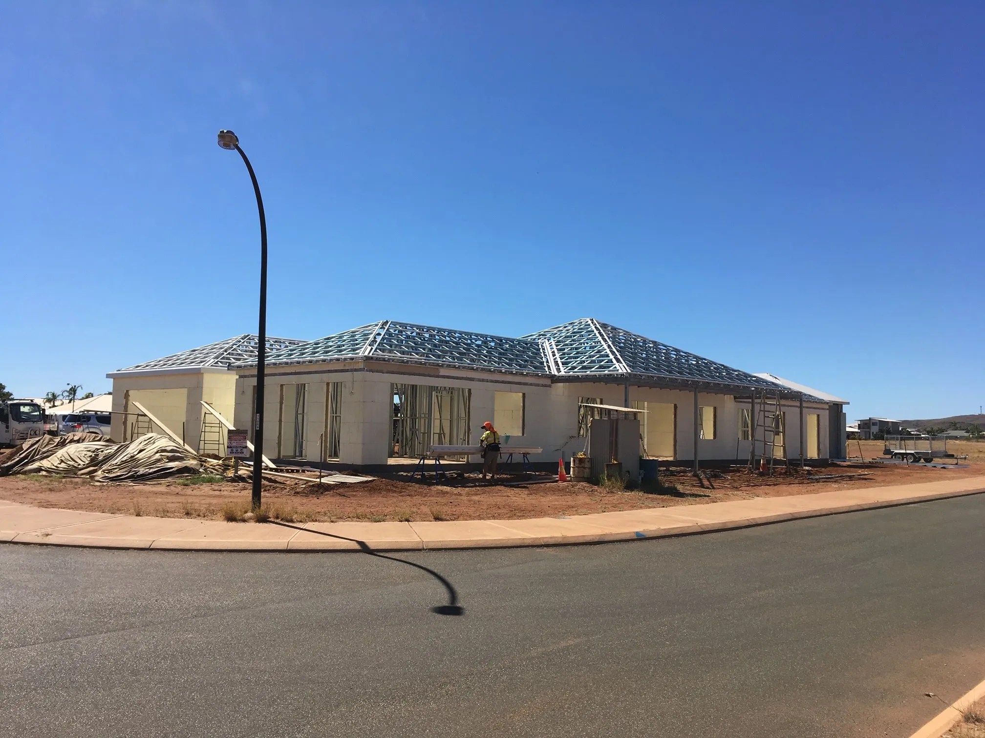 Residential steel house frames - Steel Frames Trusses WA