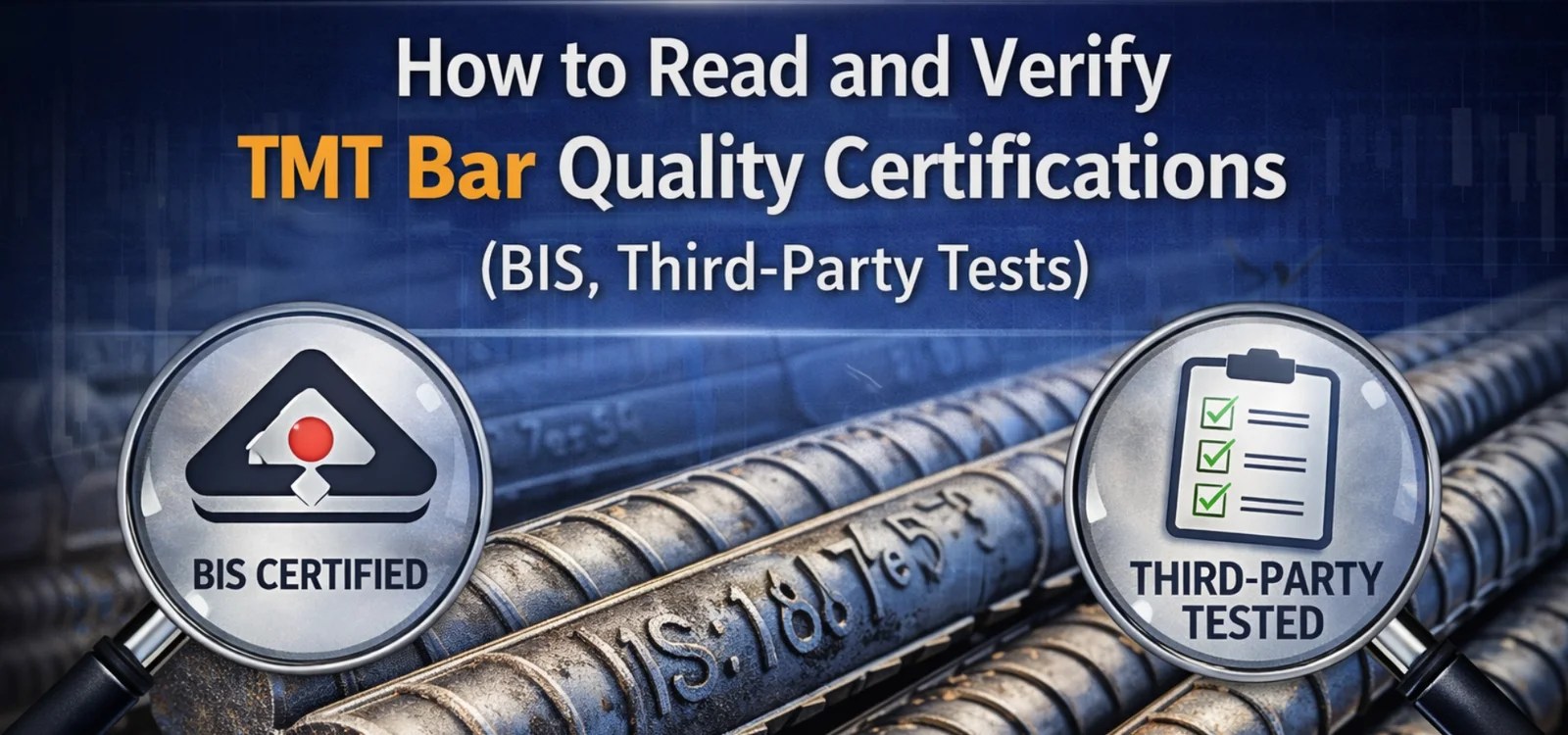 How to Read and Verify TMT Bar Quality Certifications (BIS, Third-Party Tests)