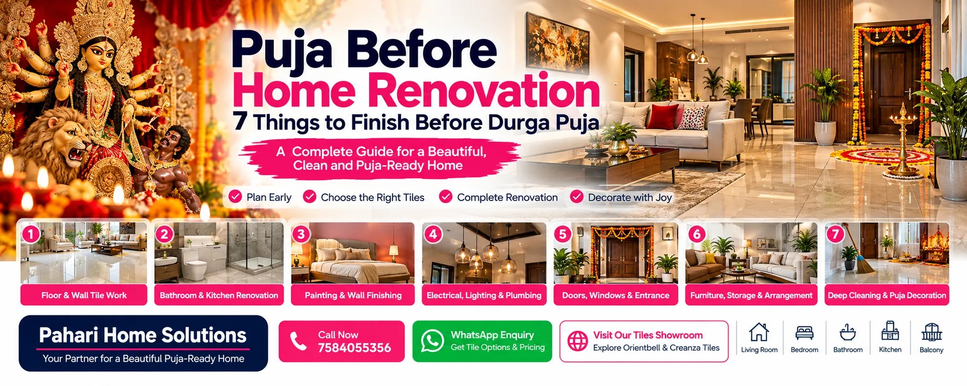 Puja Before Home Renovation: 7 Things to Finish Before Durga Puja