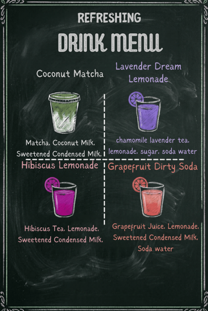 drink menu