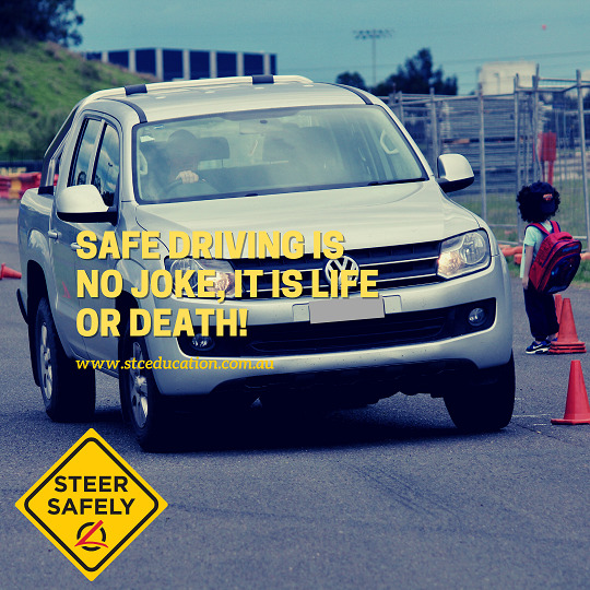 Safe driving is no joke