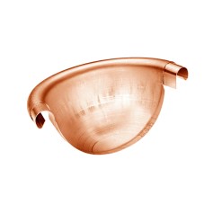 Groemo copper gutter ball end cap