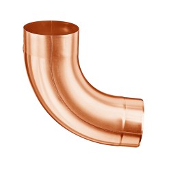 Groemo copper pipe elbow, 85°, with indent